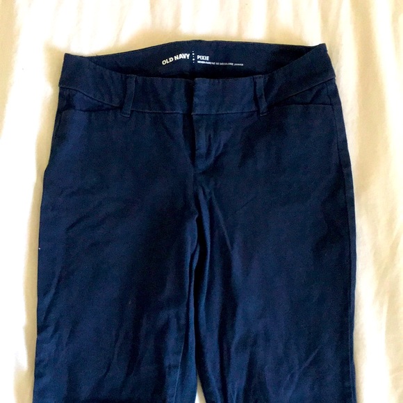 Old Navy Pixie Pants Navy Blue - Picture 2 of 5
